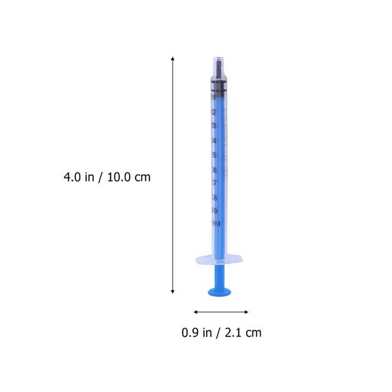 حقنة الأنسولين للمختبرات العلمية ، متعددة الاستخدامات أدوات قياس ، 1 مللي ، 50 قطعة