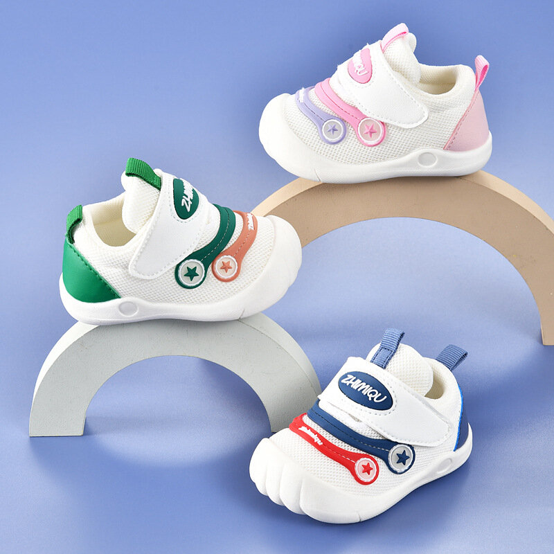 أحذية بنعل ناعم للأطفال ، أحذية للأولاد والبنات ، عمر 0-1-2 سنة ، الربيع والخريف