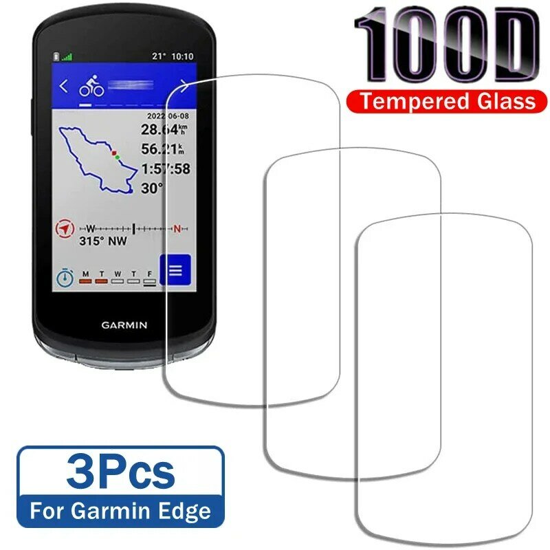 HD الزجاج المقسى ل Garmin Edge 1040 1030 830 840 520 530 540 دراجة تحديد المواقع ساعة توقيت حامي الشاشة ل Garmin Edge استكشاف 2