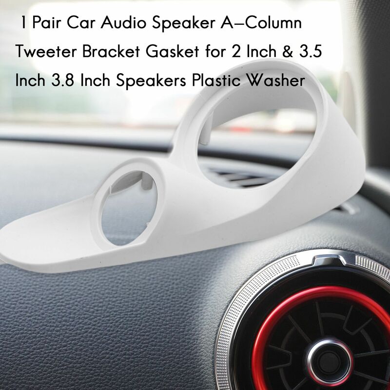 أ-عمود مكبر الصوت قوس طوقا Car السيارات ، غسالة البلاستيك ، عمود ، 2 "، 3.5" ، 3.8 "، نمط جديد ، 1 زوج