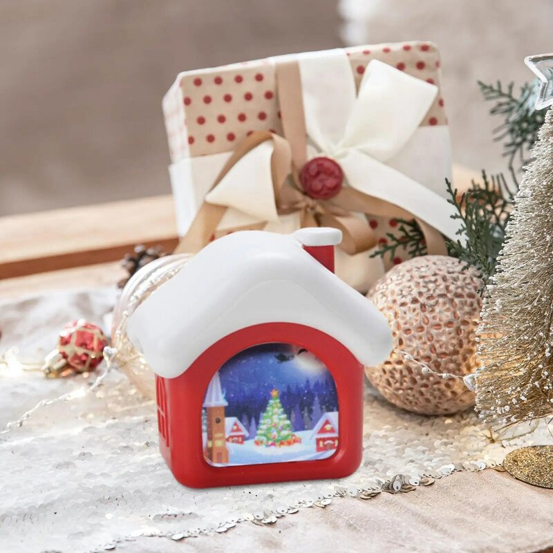 دمية عيد الميلاد الديكور Playset ، نموذج تلفزيون صغير ، شكل الموقد