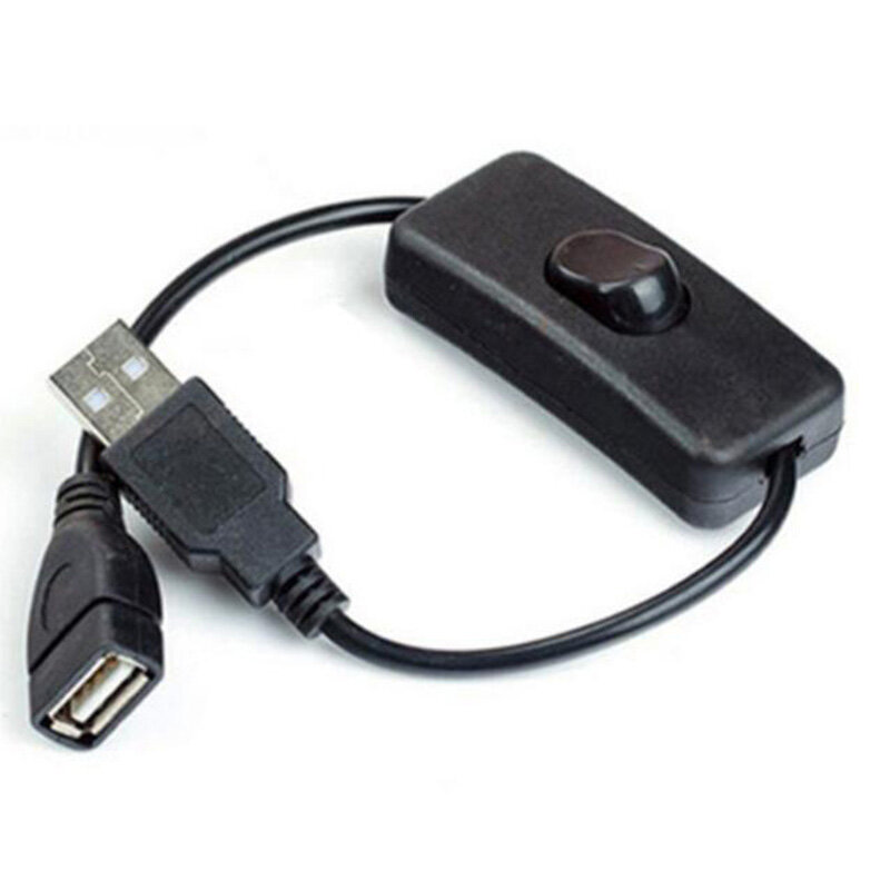 28 سنتيمتر كابل USB مع التبديل ON/OFF تمديد كابل تبديل ل USB مصباح USB مروحة خط امدادات الطاقة محول دائم