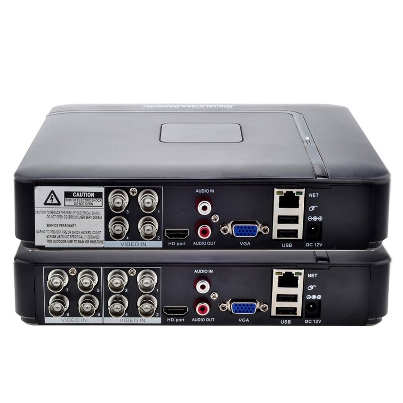 New 5 in 1 CCTV Mini DVR TVI CVI AHD CVBS IP Camera Digital Video Recorder 4CH 8CH AHD DVR NVR CCTV System Support 5MP/2MP