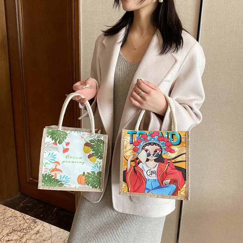 حقيبة الكتف قماش النمط الياباني للنساء ، أكياس التسوق الإبداعية ، حقيبة كتاب الطلاب ، حقائب اليد ، حمل للفتيات ، جديد ، 2021 ، 1 قطعة