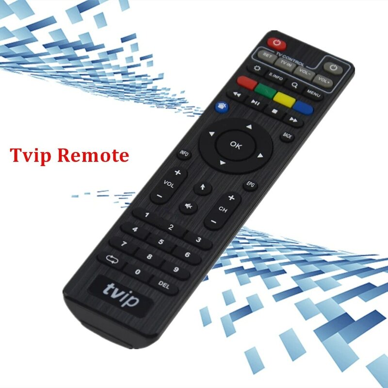 الأصلي TVIP سلسلة التحكم عن بعد ل Tvip525 Tvip605 Tvip530 tvip v605 صندوق التلفزيون أسود اللون tvip تحكم عن بعد دون BT
