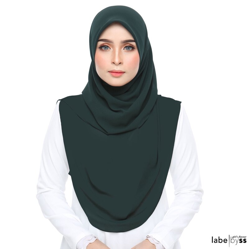 عمامة فورية إسلامية مربعة للنساء ، وشاح داخلي سادة ، حجاب ، أزياء شيفون ، أوشحة إسلامية ، 47 في ، * * * * * *