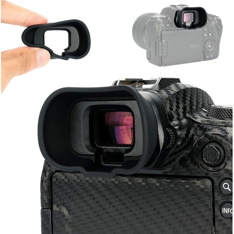 كوب العين الناعم لكاميرا كانون EOS R5 R5C R6 R6 Mark II Eyecup بدون مرآة واقي للعيون ممتد