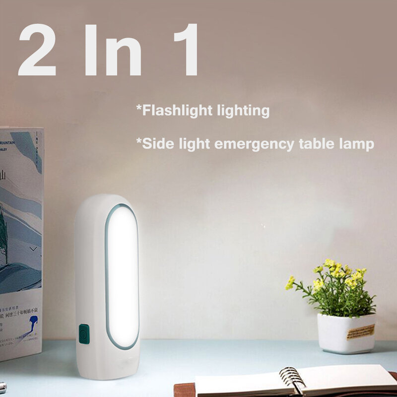 متعددة الوظائف 2 في 1 LED مصباح يدوي ومصباح الطاولة ، ضوء خيمة ، المحمولة ، القابلة لإعادة الشحن ، والعمل ، والتخييم ، فانوس الليل