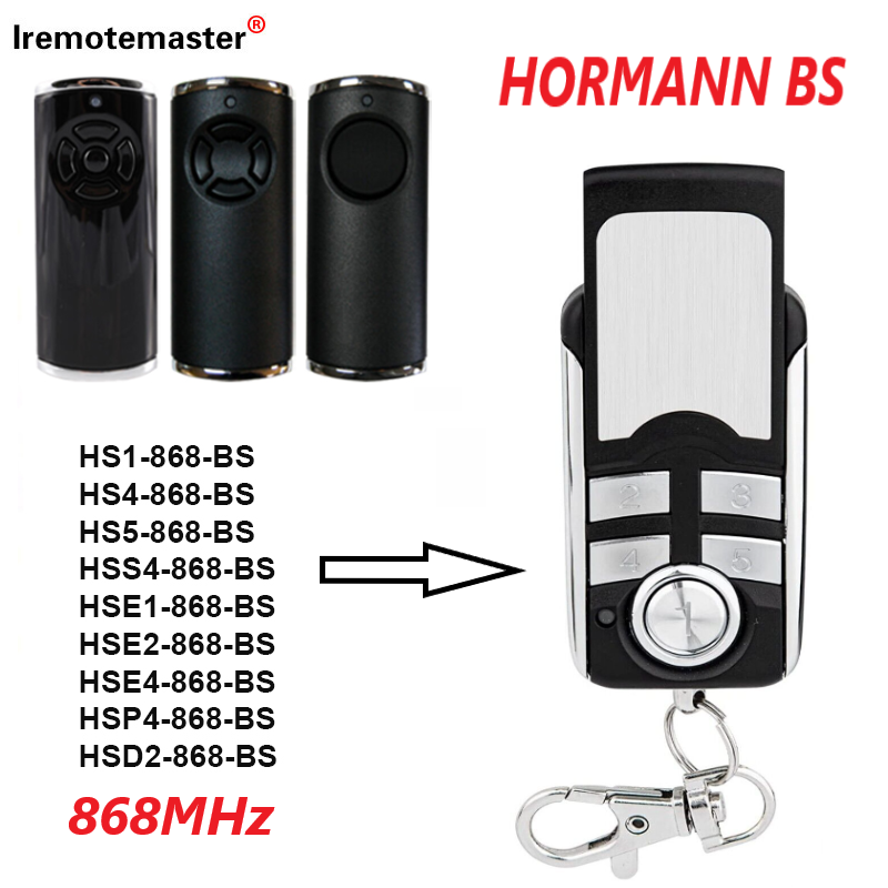 متوافق مع هورمان بيسيكور HSE1 HSE2 HSE4 868 BS جهاز التحكم عن بعد الناسخ هورمان BS HS1 HS4 HS5 868.3MHz فتحت قيادة المرآب