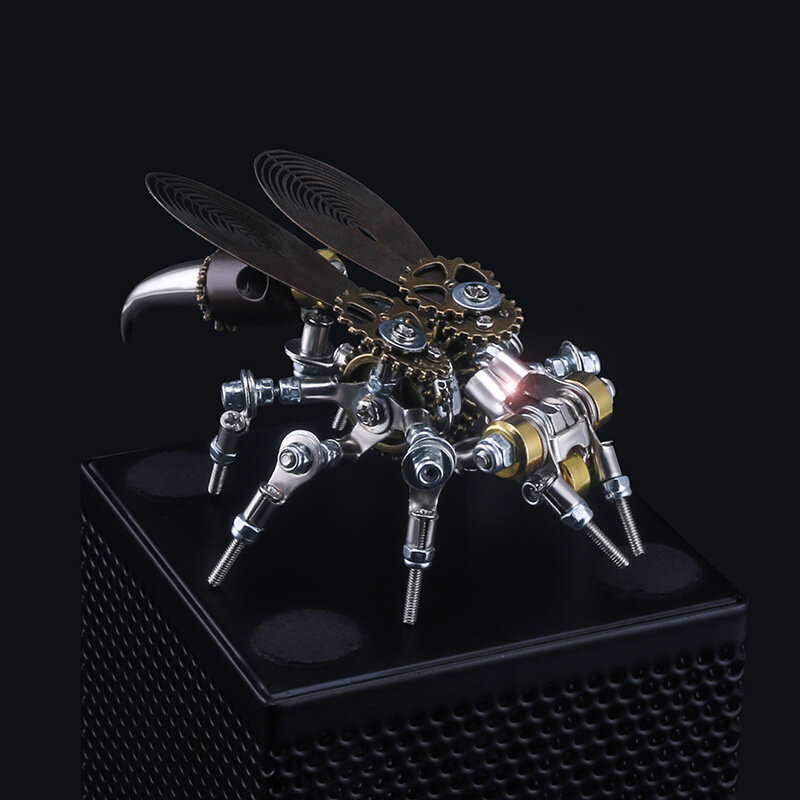 ثلاثية الأبعاد لتقوم بها بنفسك التعليمية اللبنات ألعاب تعليمية الشرير الحشرات mecha الإبداعية هدايا عيد ميلاد مكتب الديكور الحلي