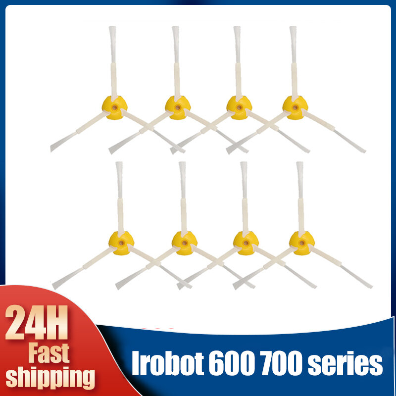 أجزاء فرشاة جانبية لـ iRobot Roomba 500 600 700 Series 550 560 650 670 675 692 694 770 780 ملحقات مكنسة كهربائية روبوتية