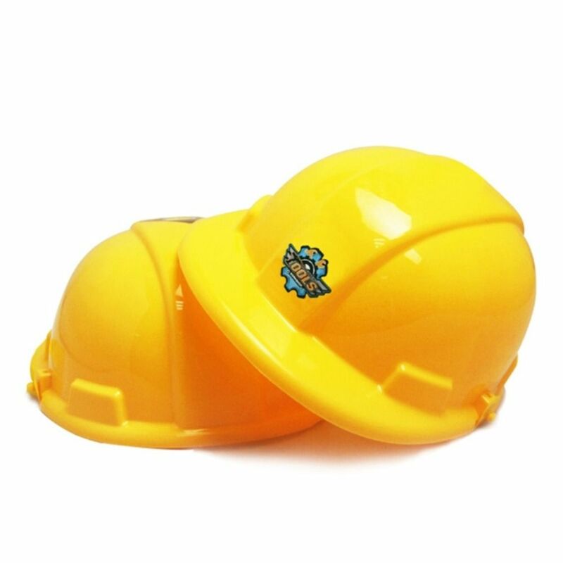 خوذة السلامة التعليمية لعبة للبناء ، محاكاة القبعة الصلبة ، أداة البناء