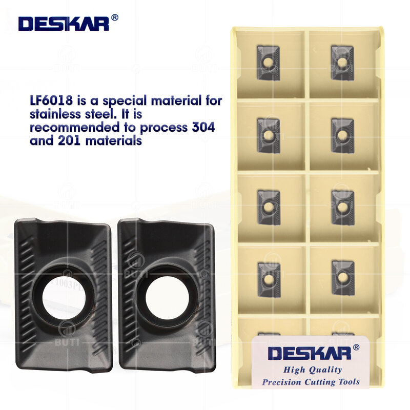أدوات قطع المخرطة ذات الجودة العالية من DESKAR طراز 100% من قطع غيار أدوات قطع المخرطة باستخدام الحاسوب طراز رقم lft1003pdtr LF6018