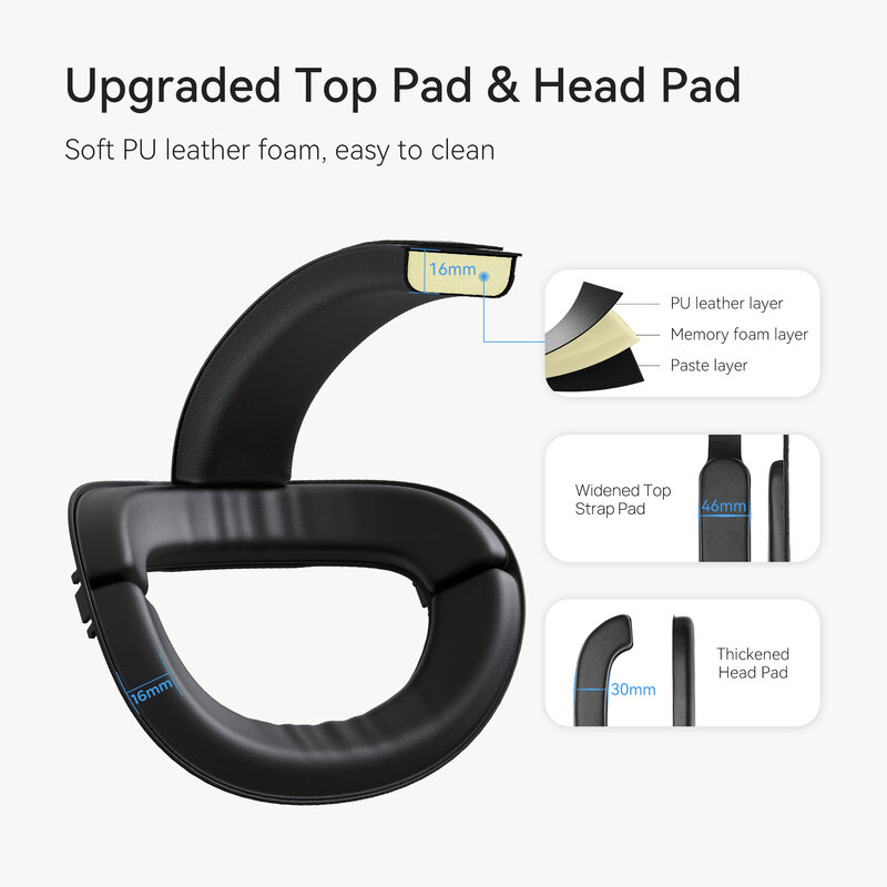 تصميم كيوي-حزام رأس مريح قابل للتعديل ، متوافق مع كويست 2 ، زيادة الدعم ، تحسين الراحة-افتراضي ، ملحقات الواقع الافتراضي