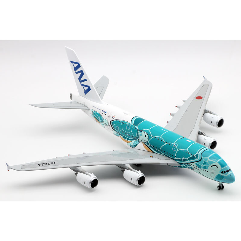 هدية طائرة قابلة للجمع من سبيكة EW2388006 JC 1:200 ANA "staralli" Airbus A380 Flying Honu Livery Diecast طراز الطائرات JA382A