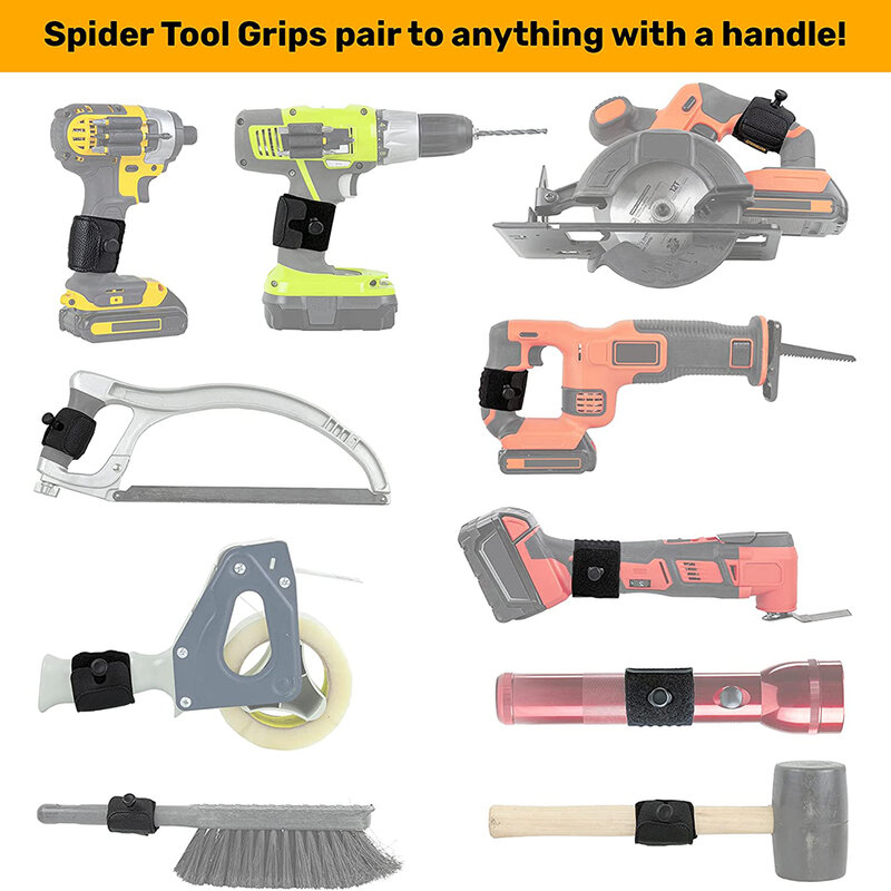 أداة العنكبوت الحافظة-6 قطعة مجموعة التوسع-تجهيز جميع الأدوات اليدوية الخاصة بك + أدوات السلطة مع العنكبوت والعتاد