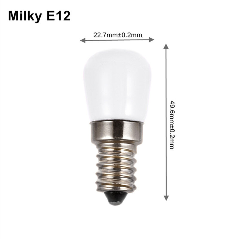 3 واط E14 E12 LED الثلاجة ضوء لمبة الثلاجة الذرة لمبة 220 فولت 110 فولت 12 فولت 24 فولت LED مصباح الباردة/الدافئة الأبيض SMD2835 استبدال الهالوجين ضوء