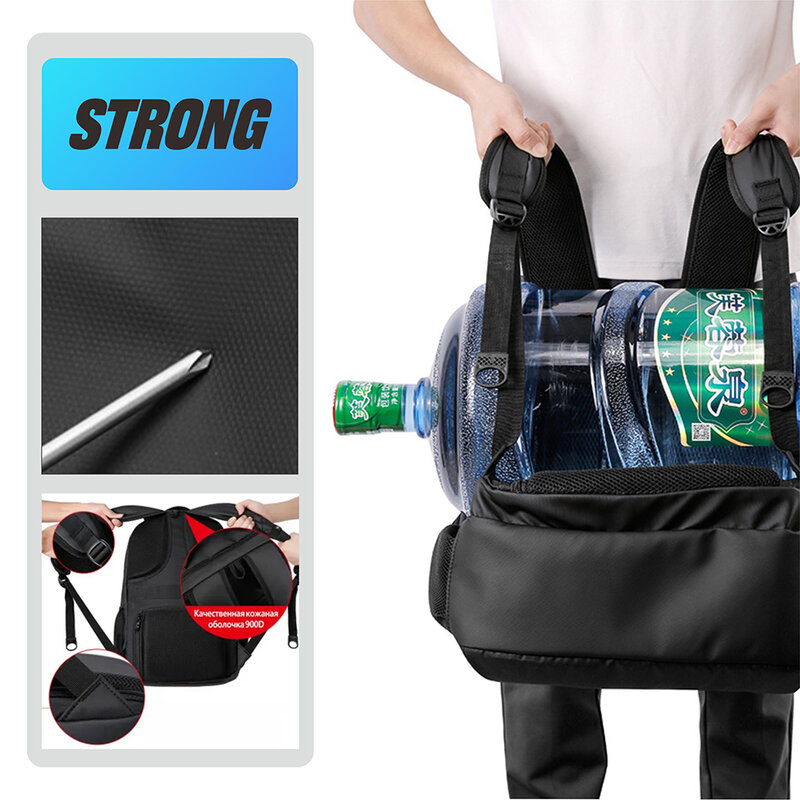 حقيبة ظهر عسكرية سويسرية مقاومة للماء USB سعة كبيرة ، حقيبة أعمال عصرية ، حقيبة مدرسية ، حقيبة صدر ، 17"