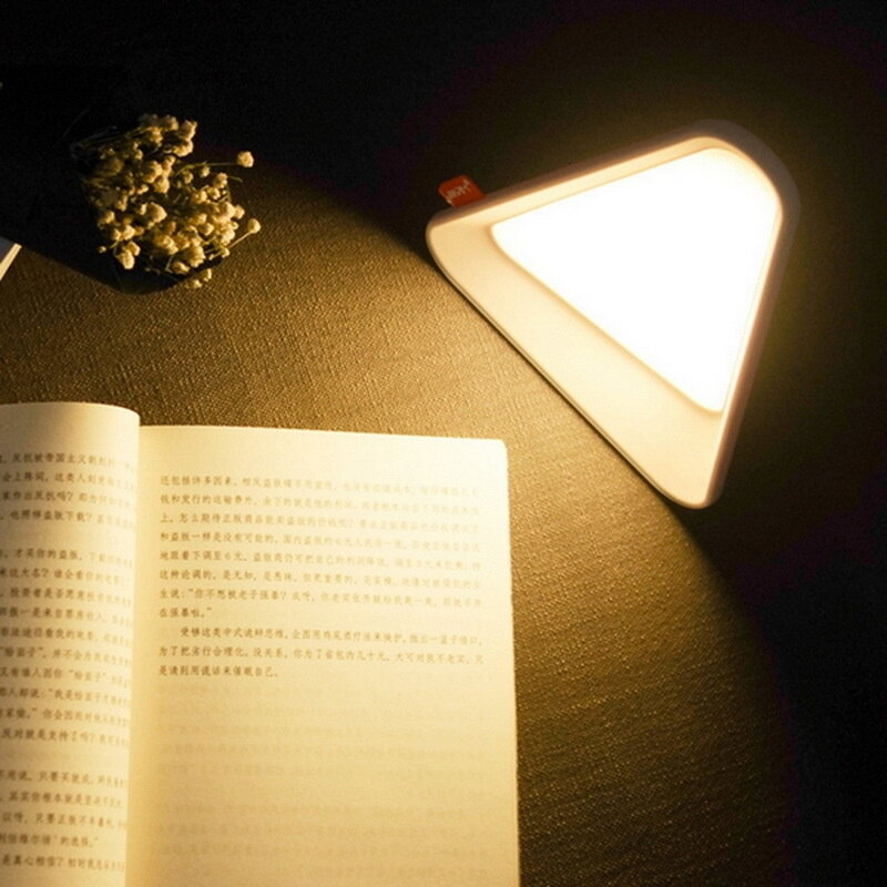 محمول Usb قابلة للشحن عكس الضوء الاستشعار عكس الضوء Led ليلة ضوء الجدول السرير القراءة مصباح غرفة نوم غرفة الضيوف مكتب