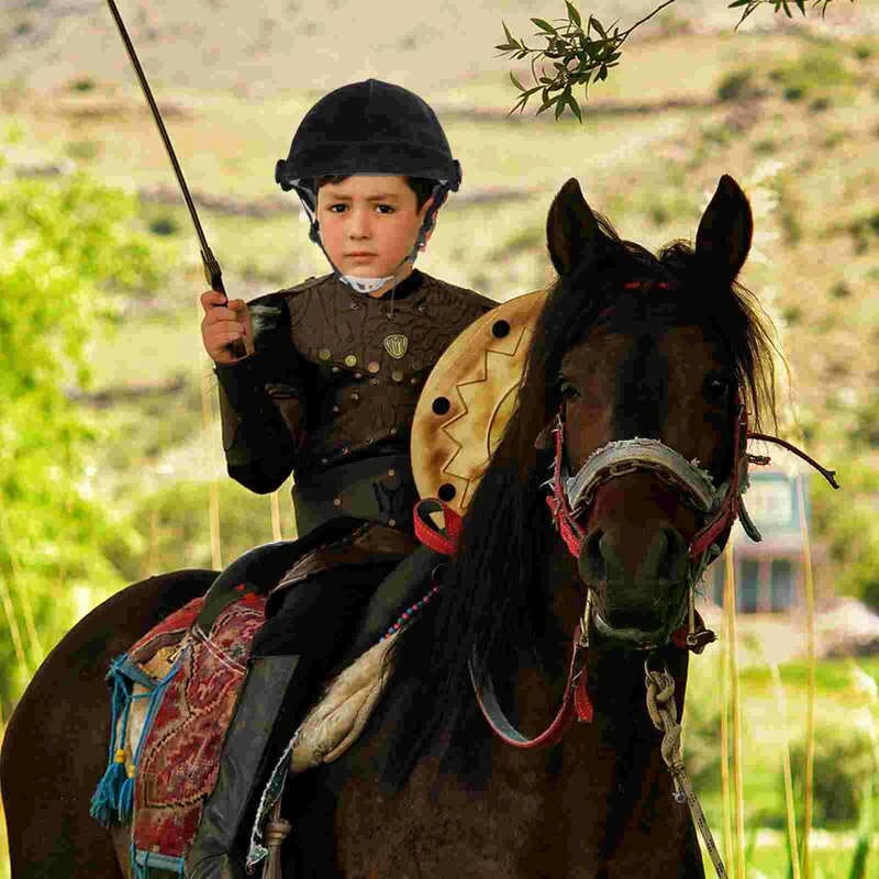 خوذات الفروسية الآمنة خفيفة الوزن للأطفال ، معدات الحماية ، الحصان ، طفل صغير