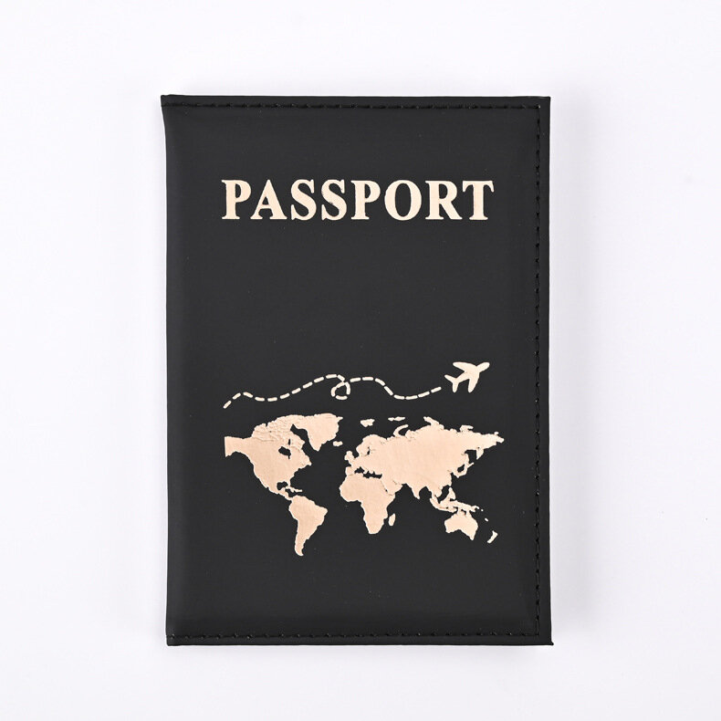 أغطية حامل تذكرة نمط خريطة جواز السفر ، غطاء واقي لجواز السفر ، حامل بطاقة ائتمان الهوية ، إكسسوارات السفر