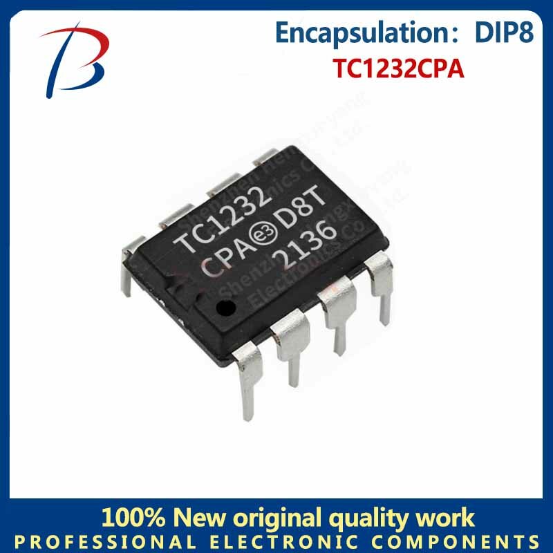 حزمة DIP8 TC1232CPA ، برنامج تشغيل بوابة إصلاح مصدر الطاقة ، 10 ائق