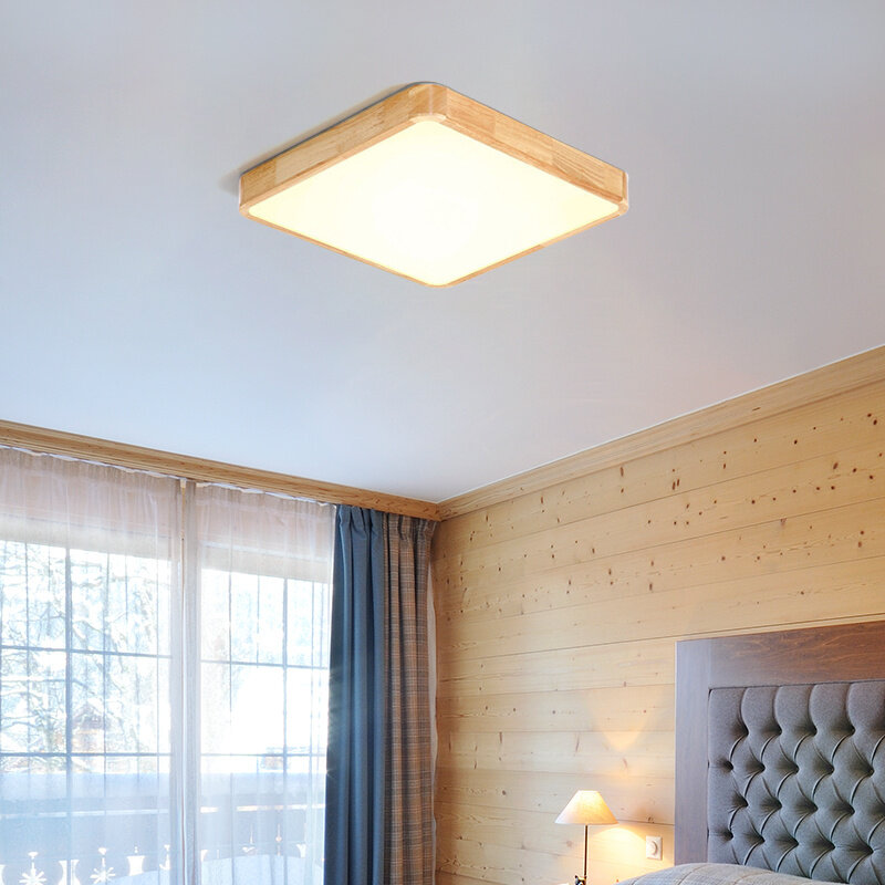 غرفة نوم رقيقة جدا Led أضواء السقف عالية 5 سنتيمتر مصابيح السقف الخشبي الحديثة غرفة المعيشة مدخل الممر خزانة ملابس لغرفة النوم Luminary