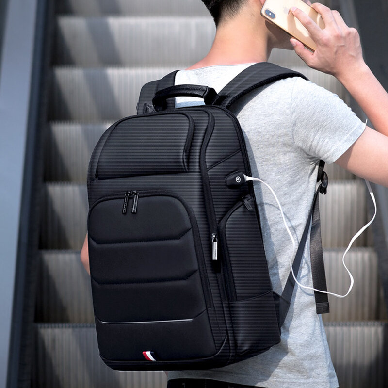 GNWXY حقيبة ظهر قابلة للتوسيع رجال الأعمال متعددة الوظائف عطلة نهاية الأسبوع رحلة قصيرة حقيبة سفر 15.6 بوصة حقيبة لابتوب سعة كبيرة حقائب الظهر
