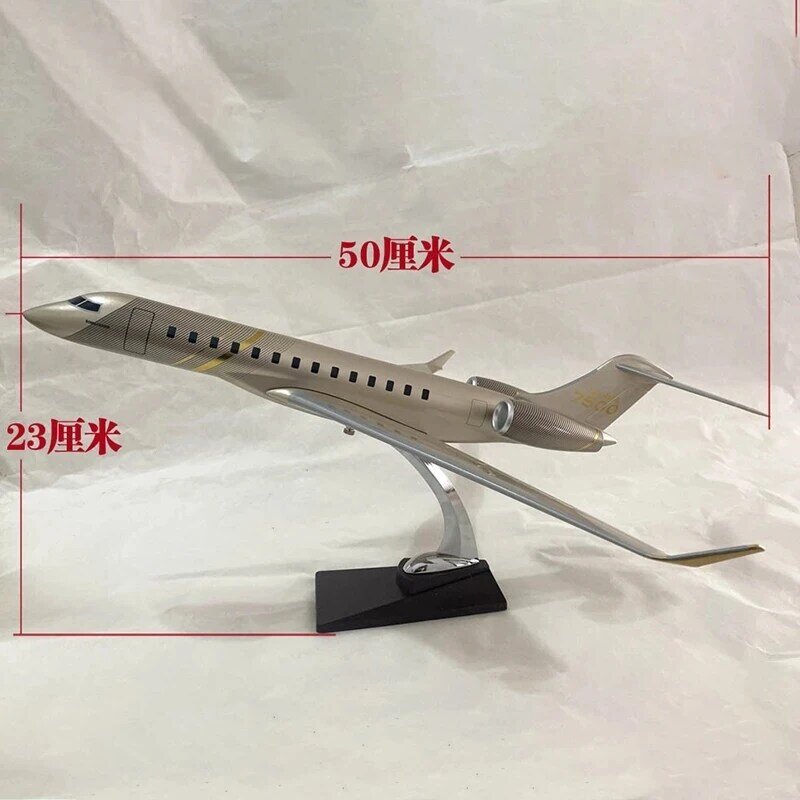 نموذج 1:72 مقياس Bombardier العالمي 7500 دييكاست الراتنج محاكاة الطائرات الديكور هدية عرض مجموعة للأطفال الكبار