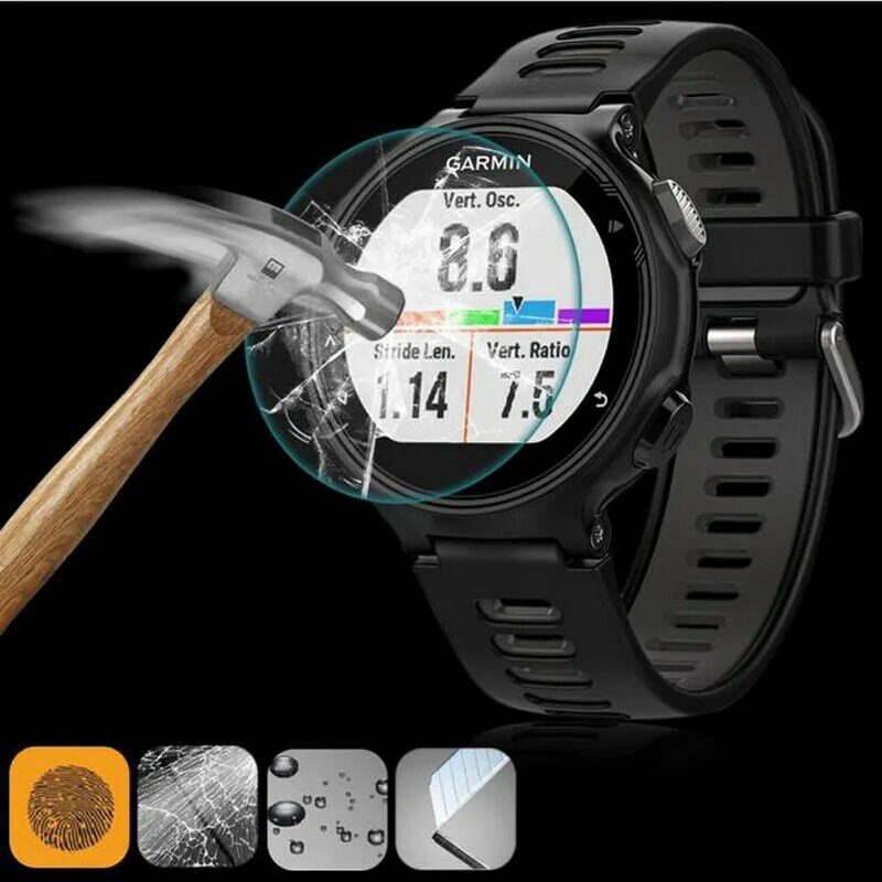 الزجاج الصلب Smartwatch فيلم واقية ل Zeblaze فيبي 7 برو/GTR 3/ستراتوس 2 لايت/آريس 3 برو ساعة ذكية حامي الشاشة غطاء