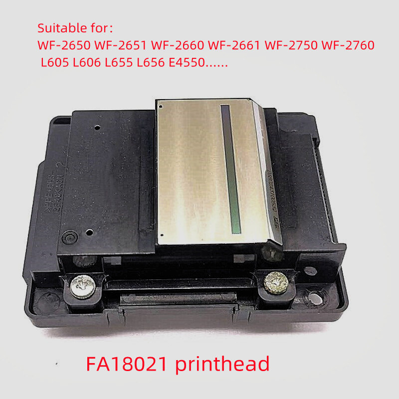 FA18021 طابعة رأس الطباعة رأس الطباعة لإبسون WF-2650 WF-2651 WF-2660 WF-2661 WF-2750 WF2650 WF2651 WF2660 L605 L606 L655 L656