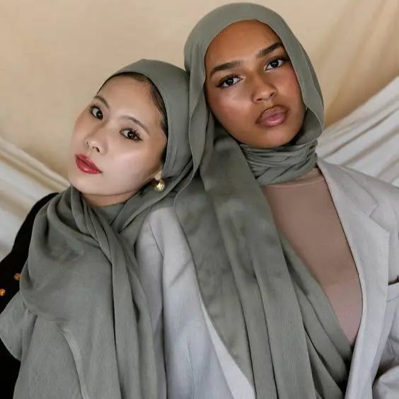 حجاب حجاب إسلامي من القطن للنساء ، عمامة إسلامية ، وشاح رأس ، وشاح رأس صلب ، أغطية رأس كبيرة الحجم ، شالات طويلة ، أربطة رأس إسلامية