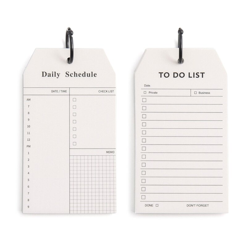 لوحة التخطيط اليومية، قائمة المهام اليومية مع أوراق حلزونية، لوحة تقويم يومية يمكنك صنعها بنفسك