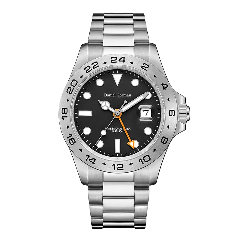 ساعة يد ميكانيكية مقاومة للماء للرجال ، ساعة مضيئة ، علامة تجارية فاخرة ، ساعة رياضية ، منتجات أصلية ، GMT ، AAA ، 41 ، 5Bar