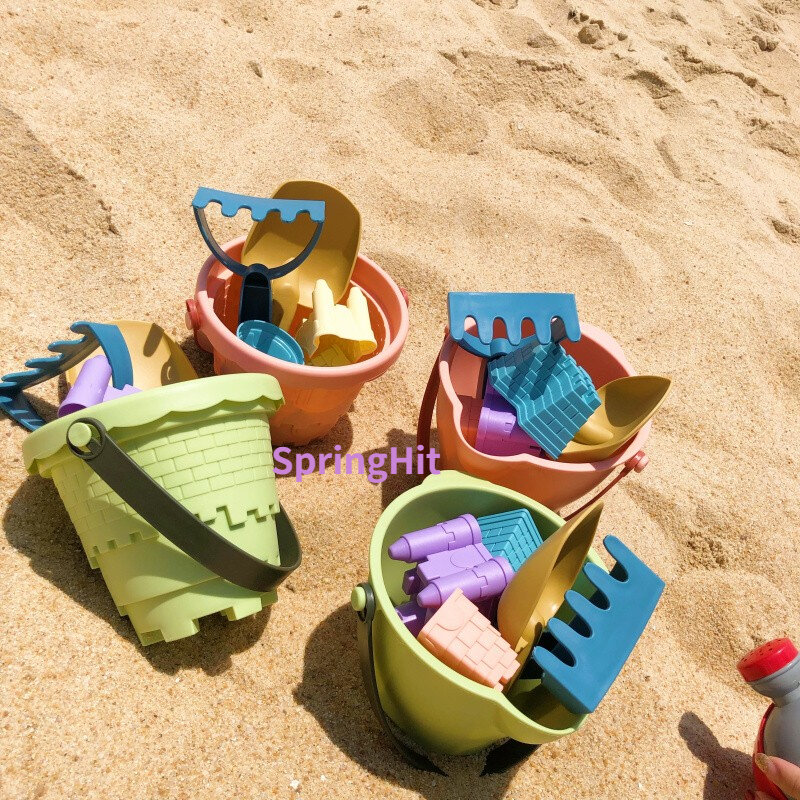 الصيف ألعاب للشاطئ للأطفال الحسية دلو الرمال Plage لعب ألعاب مياه الرمال للأطفال التفاعلية الشاطئ لعبة قوالب رمل مجموعة