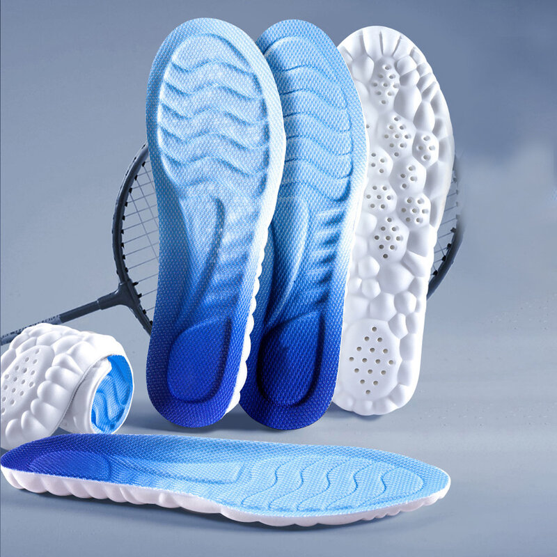 4D سحابة التكنولوجيا الرياضية النعال للأحذية بولي Sole وحيد لينة تنفس امتصاص الصدمات وسادة تشغيل تقويم العظام الرعاية النعال