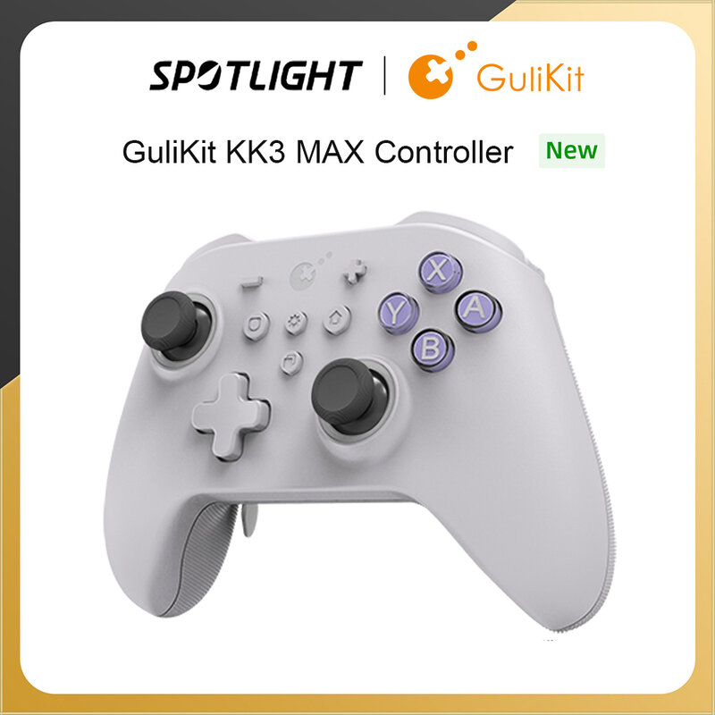 لوحة ألعاب GuliKit-KingKong 3 MAX مع عصي تحكم وتأثير هول ومشغلات ، ويندوز ، مفتاح نيتنتند ، أندرويد ، iOS ، NS39