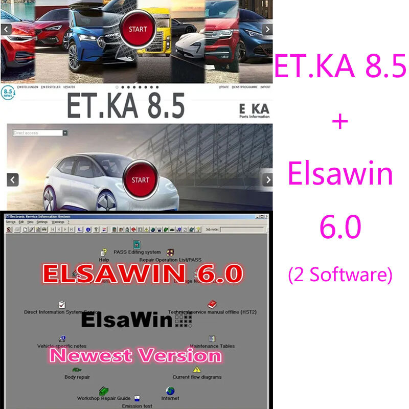 كتالوج الأجزاء الإلكترونية للمركبات ، برامج إصلاح السيارات ، Elsawin ، ET KA ، دعم ForV W ، AU ، DI ، SE ، AT ، SKO ، DA ،