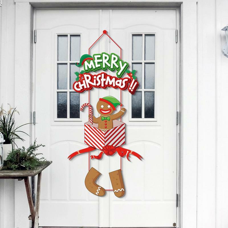 عيد الميلاد معلقة العلم ل شرفة الباب راية ، ديكورات المنزل ، الحلي ، هدايا عيد الميلاد ، ديكور السنة الجديدة ، 2024 ، 2023
