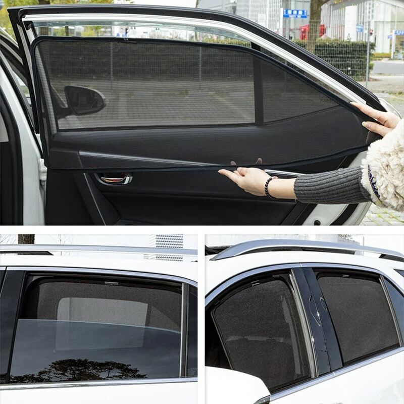 واقي الشمس المغناطيسي للنافذة الجانبية ، مظلة السيارة ، الزجاج الأمامي والخلفي الأمامي والخلفي ، الستائر والدرع ، هيونداي يونيك AE