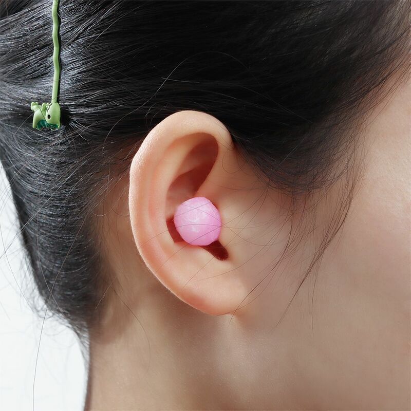 Hearing Protection Soundproof Sound Insulation Wax Cotton Earplugs Noise Reduction Swimming Ear Plugs Sleeping Snoring