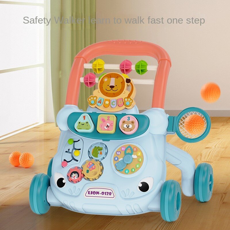 دوكيتوي-لعبة سيارة مشي مضادة للانقلاب للأطفال حديثي الولادة ، عربة يد متعددة الوظائف ، مساعد تعليمي ، جديد