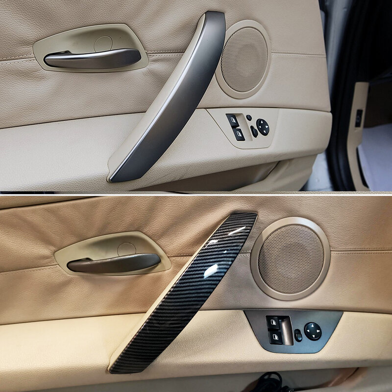 اليسار اليد اليمنى سائق سيارة الداخلية مقبض سحب الباب غطاء الكسوة استبدال لسيارات BMW Z4 E85 E86 2002-2008