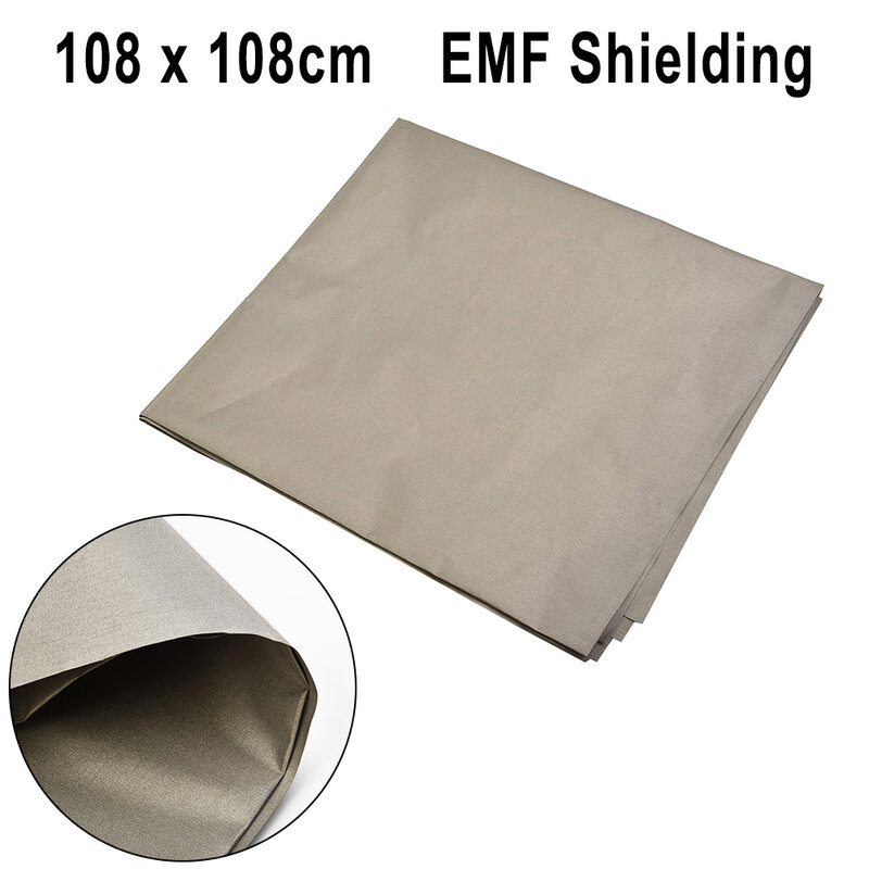 EMF Protection Fabric 108cm*108cm Nickel Copper Faraday Fabric Shielding EMI RFID Blocking Wifi Anti Radiation 80-95DB