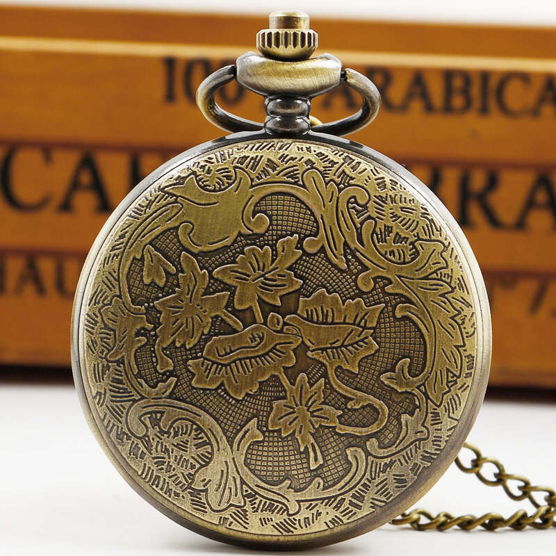 الرجعية نصف هنتر التنين تصميم قلادة الرجال ساعة الجيب سلسلة موضة كول كوارتز ساعة الأطفال النساء هدية reloj دي bolsillo