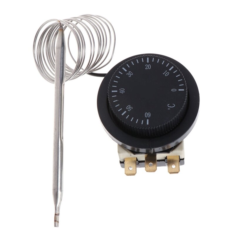 مفتاح التحكم في درجة الحرارة K1KA 0-60 درجة مئوية لمستشعر التحكم في مفتاح الفرن الكهربائي