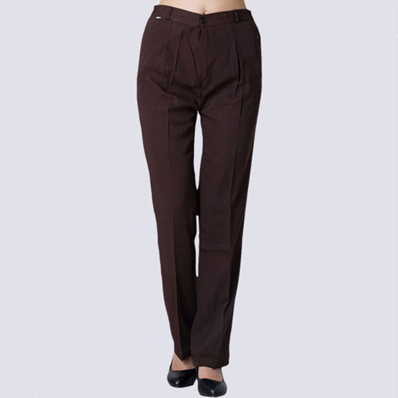Women Cook Pants Hotel Catering Overalls Pants Restaurant Waitress Wear Black Elastic Trousers Bakery Food Service clothes