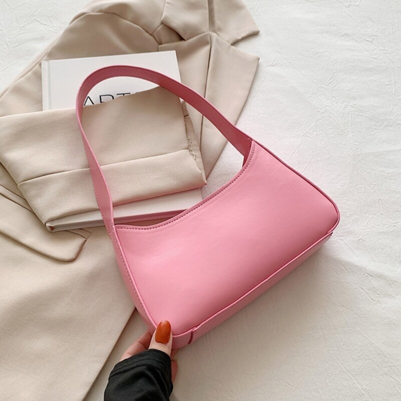 حقيبة كتف تحت الإبط للفتيات والنساء حقيبة الإبط متعددة الاستخدامات من البولي يوريثان