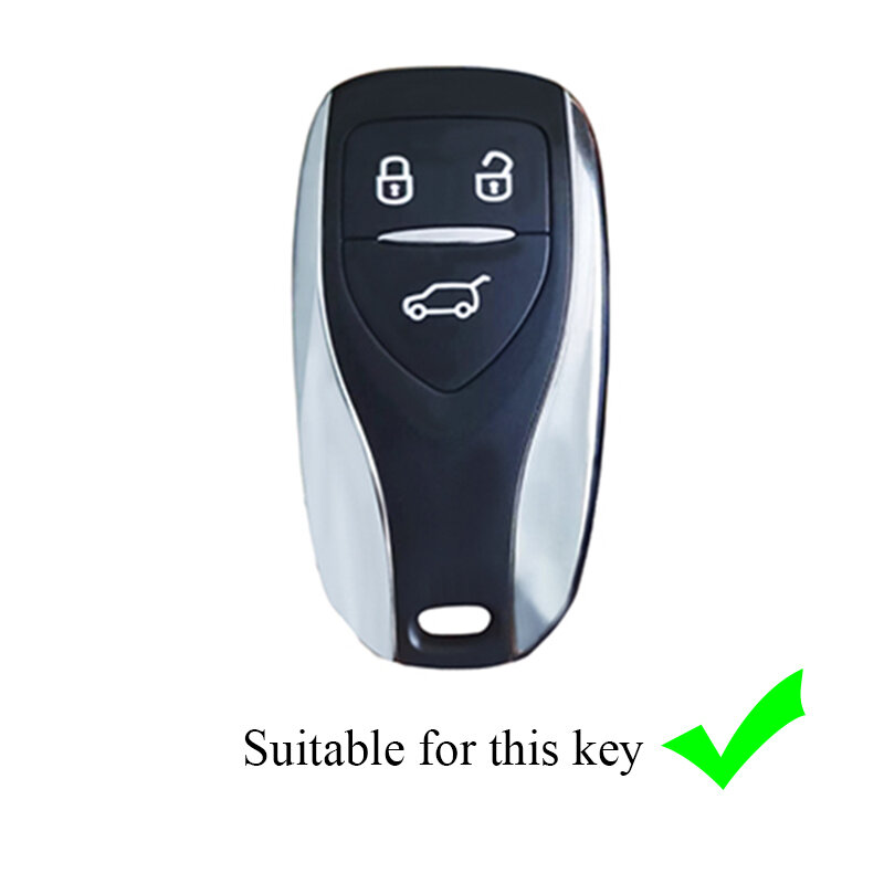 ل Skywell ET5 2020 2021 2022 2023 الملونة البلاستيك الذكية حافظة مفاتيح حامي غطاء حامل اكسسوارات السيارات التصميم