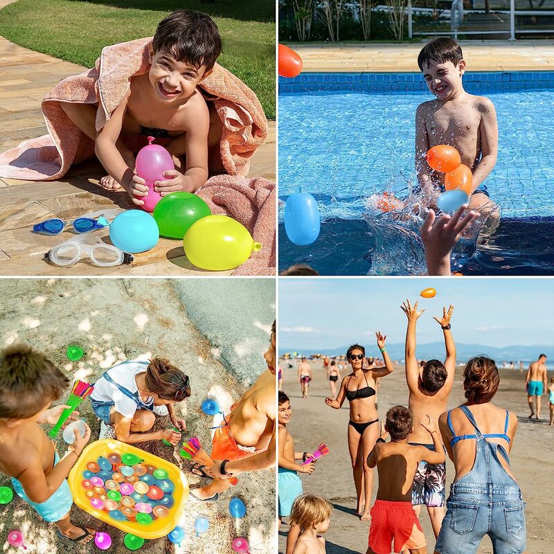 بالونات المياه بسرعة ملء ماجيك بانش بالونات القنابل الفورية شاطئ اللعب الصيف في الهواء الطلق مقاتلة لعب للأطفال